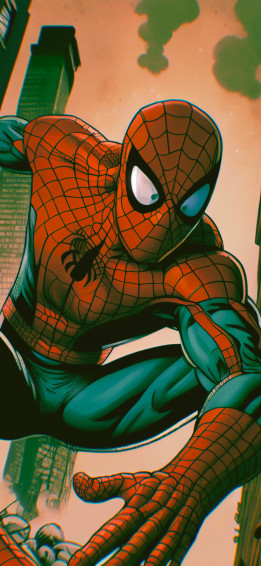 Comic Spider Wallpaper
