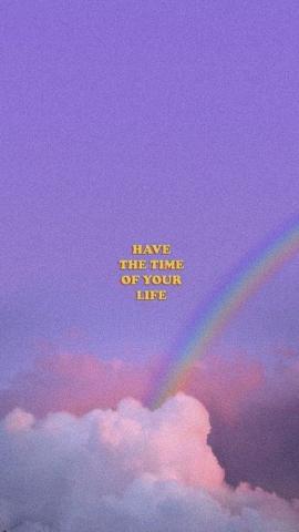 Purple Aesthetic Discover Wallpaper Rainbow