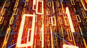 Binary Code Background Animation