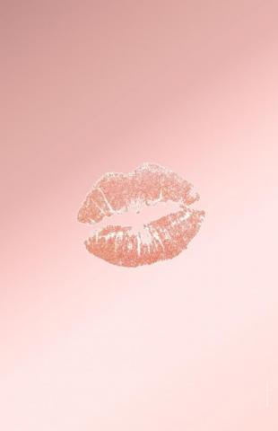 Wallpaper iPhone Lip Gold