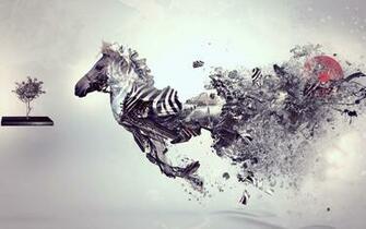 Dynamic Zebra Wallpaper