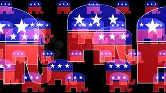 Republican Symbol Looping Animated Background Stock Footage