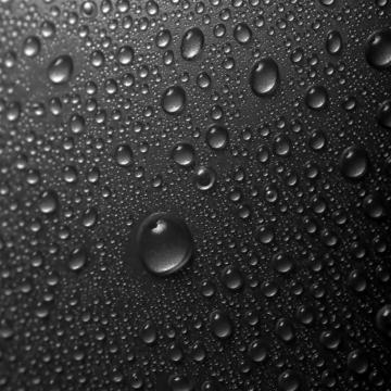Rain Drop Bw Water Sad Pattern Dark iPad Air Wallpaper