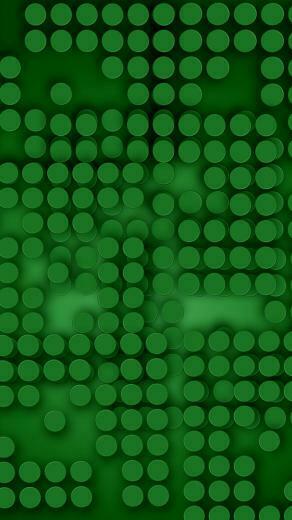 Green Bubbles iPhone Wallpaper
