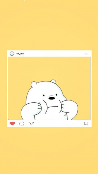Ice Bear We Bare Bears Aesthetic Wallpaper