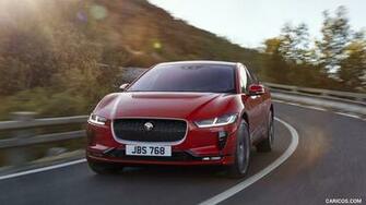 Jaguar I Pace Color Photon Red Front HD Wallpaper