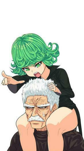 One Punch Man Tatsumaki And Bang iPhone Plus Wallpaper