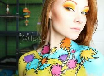 Body Painting Artist Background Wallpaper