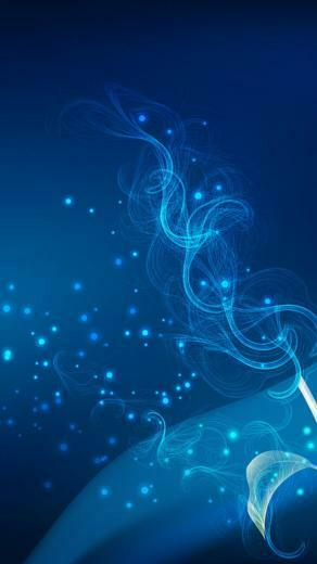 Blue Abstract Fractal iPhone 5s Wallpaper