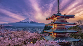 Monte Fuji Japon Wallpaper 4k