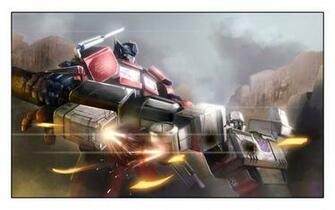Optimus Prime Vs Megatron By Geeshin