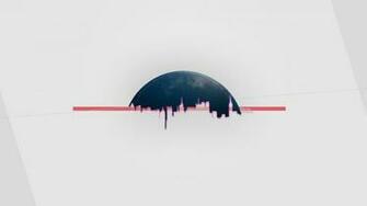 White Cityscape Minimalist Wallpaper Jpg