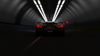 Black Koenigsegg Forza Horizon Wallpaper