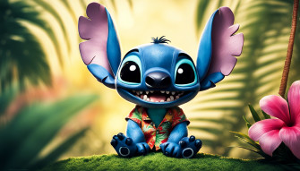 Cute Stitch Computer Wallpaper