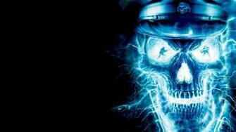 Blue Skulls Wallpaper Sf