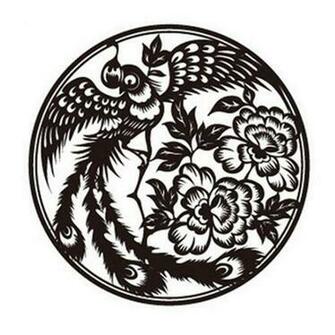 Amazon Classical Phoenix Peony Flower Wall Stickers Ceiling