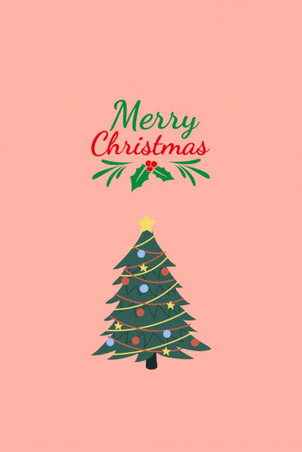 Merry Christmas Cute Wallpaper Aesthetic