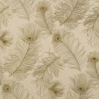 Tan And Gold Peacock Tail Wallpaper Wall Sticker Outlet