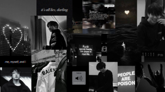 Jungkook Aesthetic Desktop Wallpaper