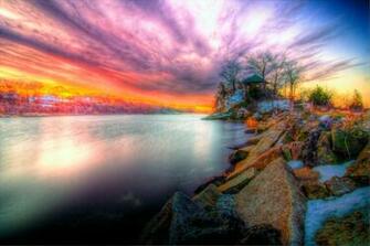 Sunset Wallpaper 3d