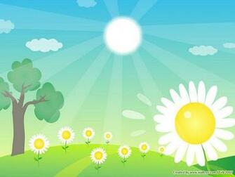 Of Springtime Spring Scene Illustration Wallpaper