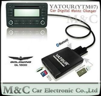 Ytm07 Digital Music Car Cd Changer Usb Sd Aux Bluetooth Adapter Image