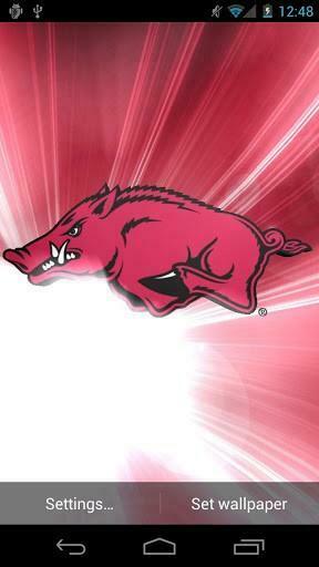 Bigger Arkansas Razorbacks Lwp Tone For Android Screenshot