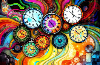 Time Zone Clock Wallpaper
