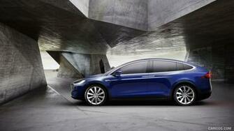 Tesla Model X Side HD Wallpaper