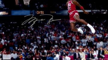 Michael Jordan Great Dunk Wallpaper Desktop Background