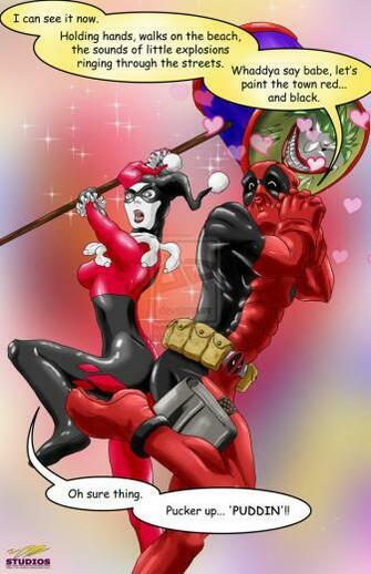 Harley Quinn And Deadpool By Dr Studios