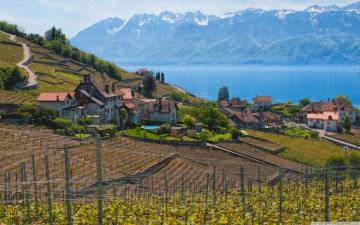 Lake Geneva Switzerland Ultra HD Desktop Background