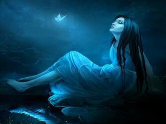 Dark Fantasy Art Butterflies Wallpaper Desktop