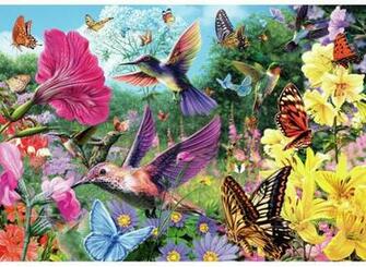 Name Hummingbird Garden Pc Wentworth Wooden Puzzle