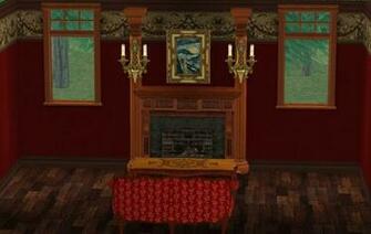 Mod The Sims Bradbury Victorian Art Wallpaper Set