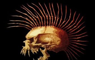 Skulls Punk The Exploited Wallpaper Art HD