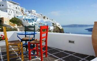 Travel Santorini Resort Mediterranean Sea HD