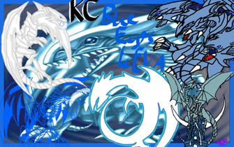 Blue Eyes Ultimate Dragon Wallpaper White