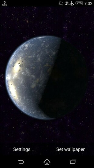 Alien Planet 3d Live Wallpaper For Android App