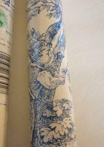 Toile Wallpaper Border