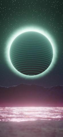 Wallpaper Id Artistic Vaporwave Phone 3d