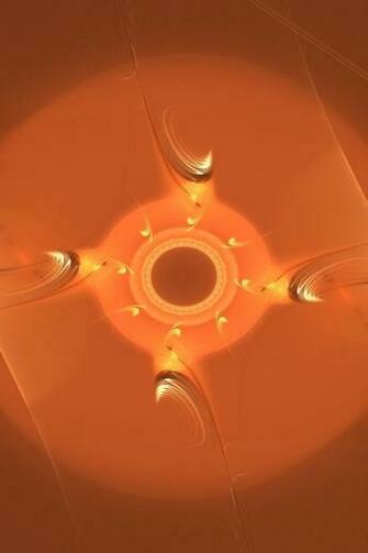 Orange iPhone HD Wallpaper