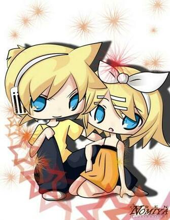 Chibi Kagamine Rin And Len By Ren Nomiya