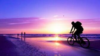 Tropical Beach Sunset Wallpaper 1080p