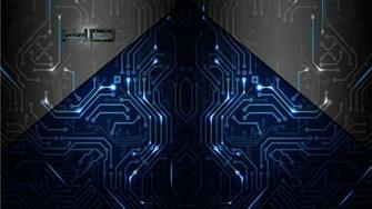 Abstract Artistic Electronics Circuit Board Wallpaper Background
