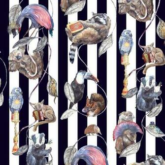 Hackney Empire Stripe By House Of Wallpaper Direct