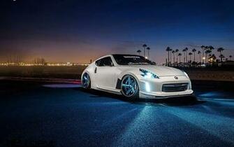 Nissan 370z White Cars Modified Desktop Background