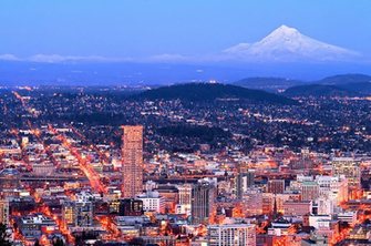 Portland Skyline Wallpaper