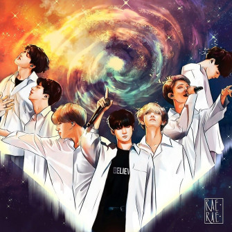 Bts Galaxy By Raeraepaint Wallpaper