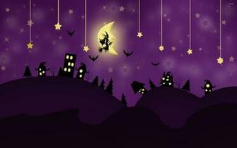 Purple Halloween Wallpaper Top